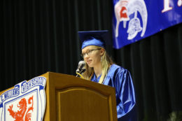 Laura Wilcox, Valedictorian