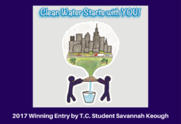 Clean Water Starts With You Design by Savannah Keough 2017