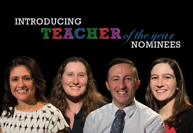Teacher of the Year Nominees Group 3 - Monica Koski, Laura Simons, Damian Johnson, Kellie Haley