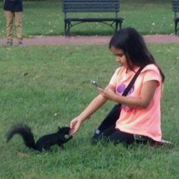 Alexa Lopez and Squirrel