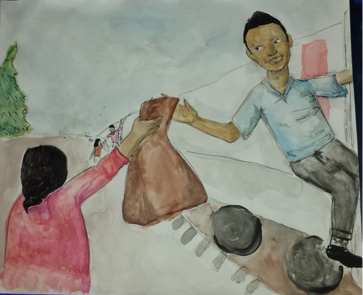 Las Patronas, by Claudia Martino, grade8, George Washington MS - 1st Place, Middle School