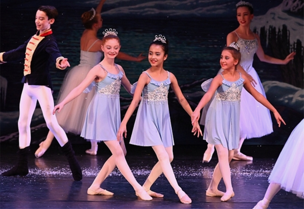 Akeda Taxitiemuer, Grade 6, Patrick Henry and a sprite in “The Nutcracker” with Ballet Nova