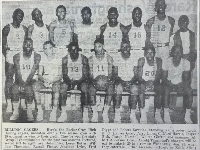 1957 Basketball Team