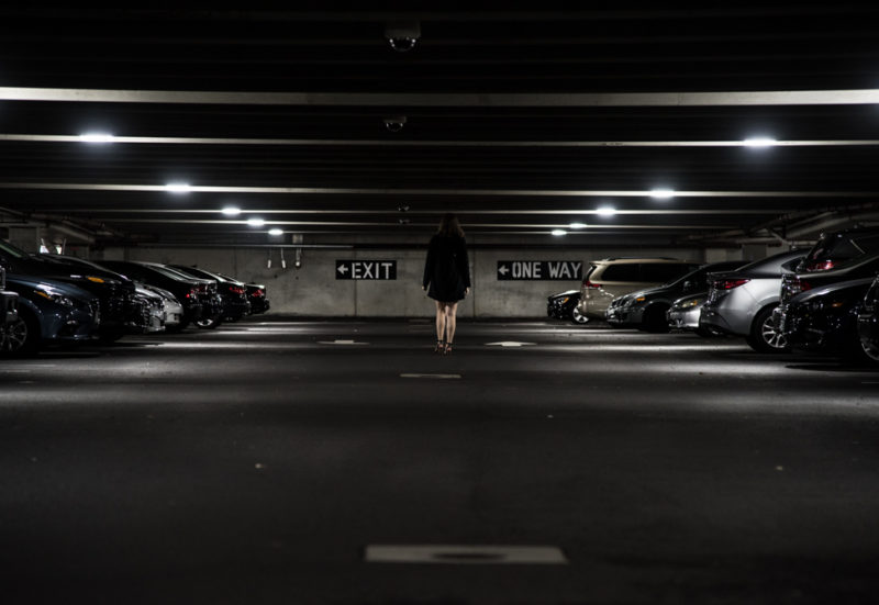 T.C. Parking Garage Lights