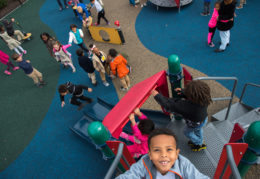 boy on playground