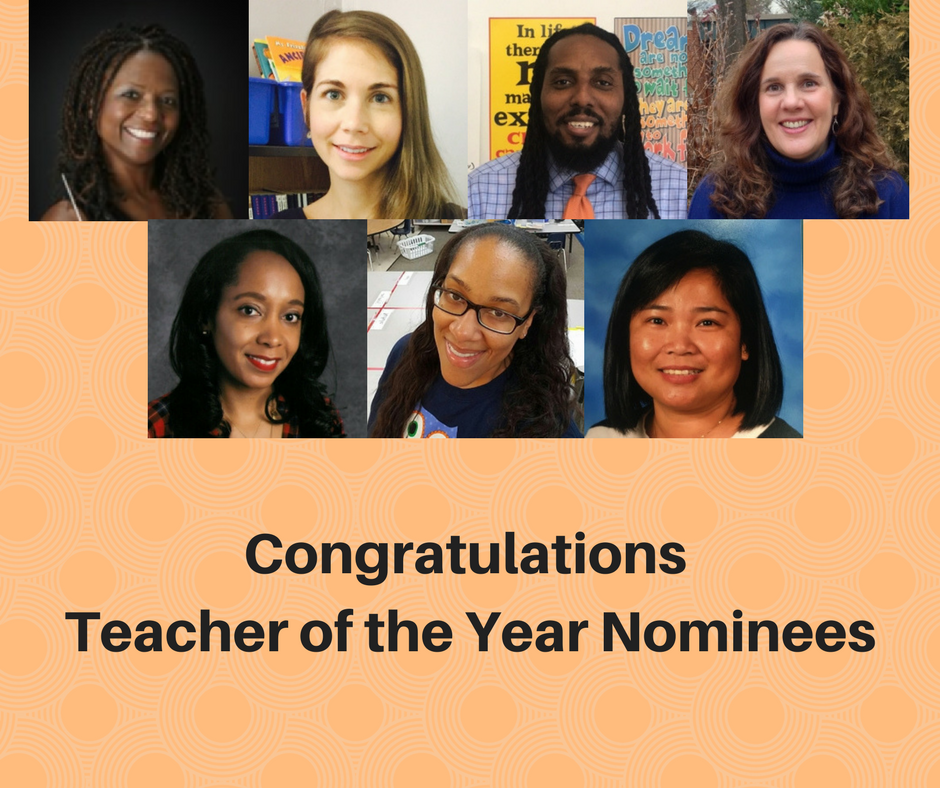 Congratulations Teacher of the Year Nominees