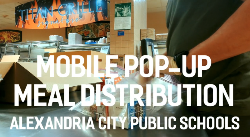 Mobile Pop Up Meal Distribution