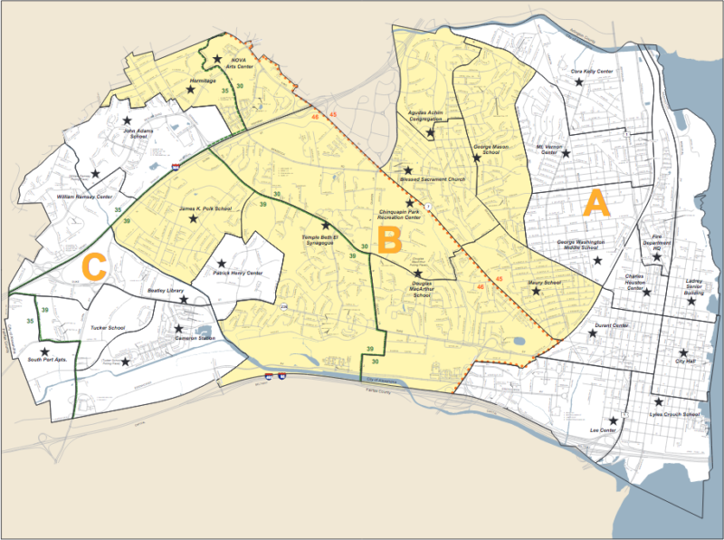 Alexandria District Map