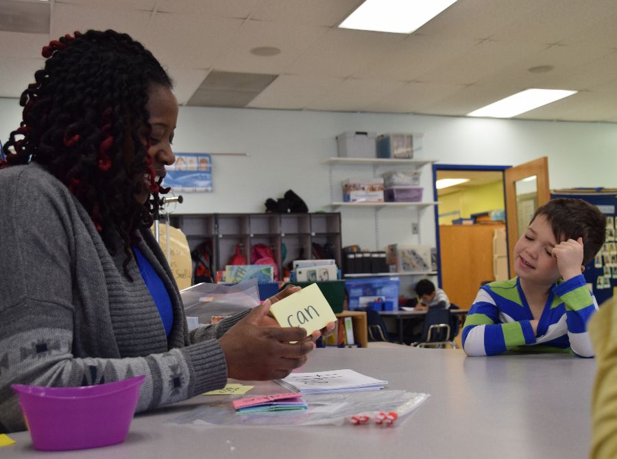 paraprofessional and student