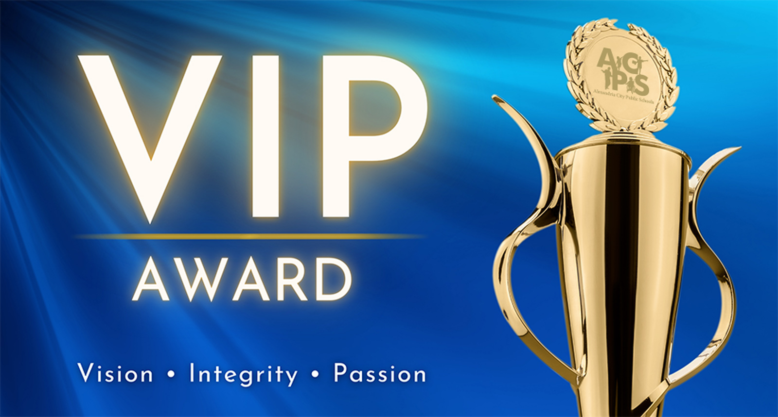 VIP Award: Vision, Integrity, Passion