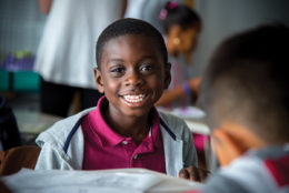 smiling young student