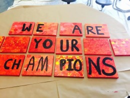 We are your champions tiles