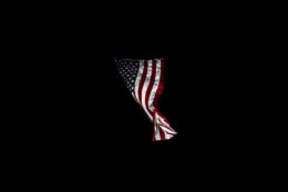 Photgrah of the America flag byDaniel Rivas – Senior