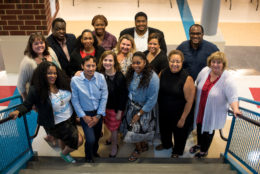 Student Services group poses for a photo