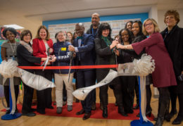 Superintendent cuts ribbon at ECC opening