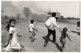 family fleeing civil war in El Salvador