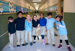 Ramsay students in their uniforms