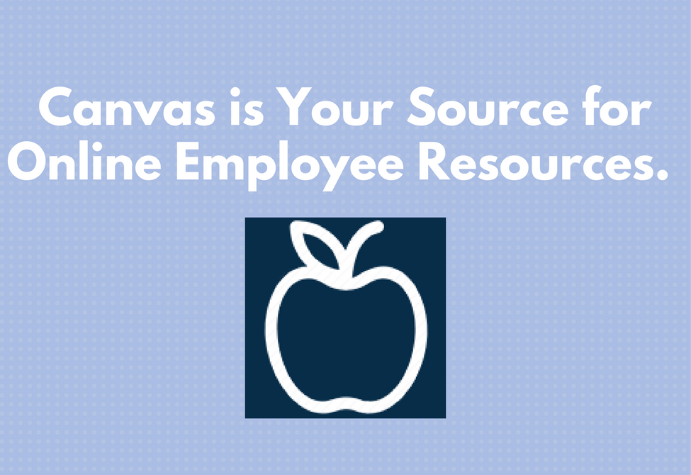 Employee resources on Canvas