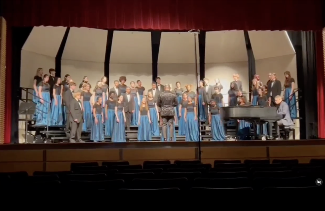 The ACHS Choir performs "O Love" by Elaine Hagenberg at Edison High School for their district assessment.